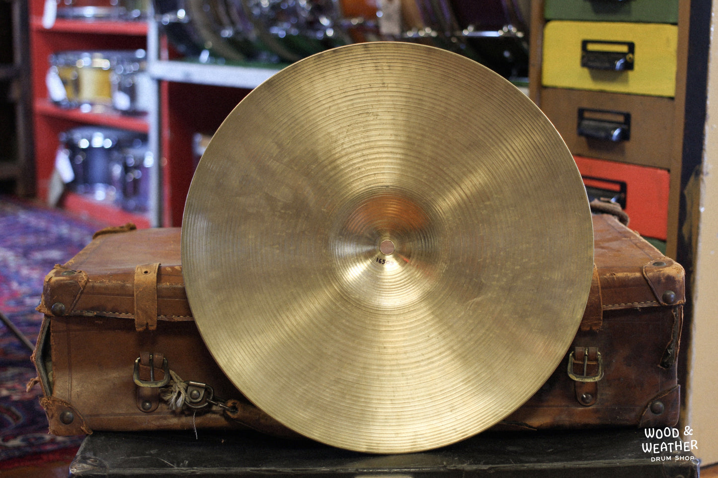 1960s A. Zildjian 15" Single Hi-Hat Cymbal 1650g