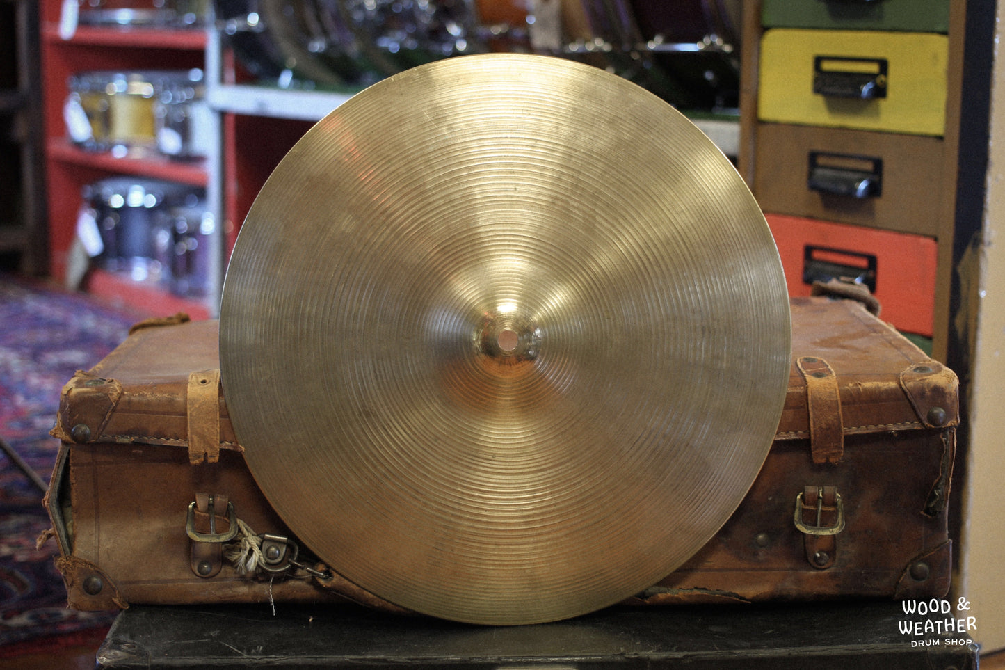 1960s A. Zildjian 15" Single Hi-Hat Cymbal 1650g