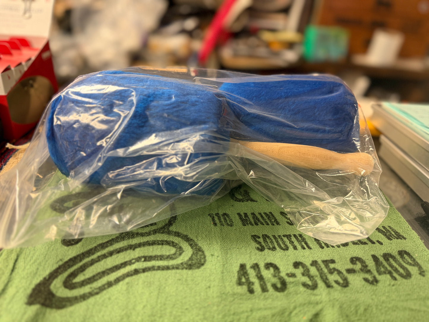Twisted Thistle Medalists Bass Drum Mallet - Blue