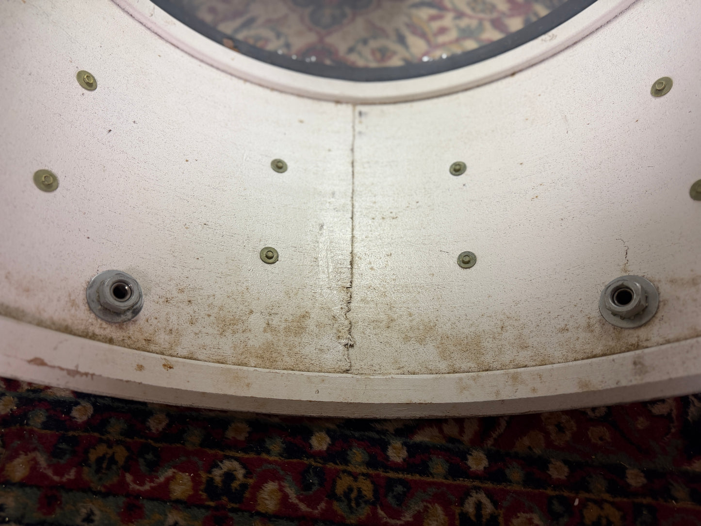1960s Ludwig Club Date 14x22 Bass Drum Project in Red Sparkle / Duco