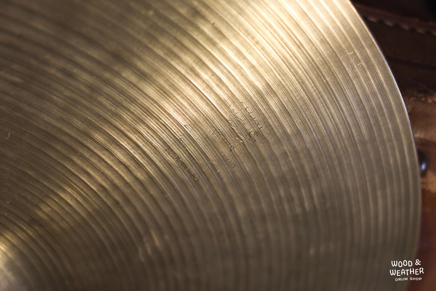 1960s A. Zildjian 15" Single Hi-Hat Cymbal 1650g
