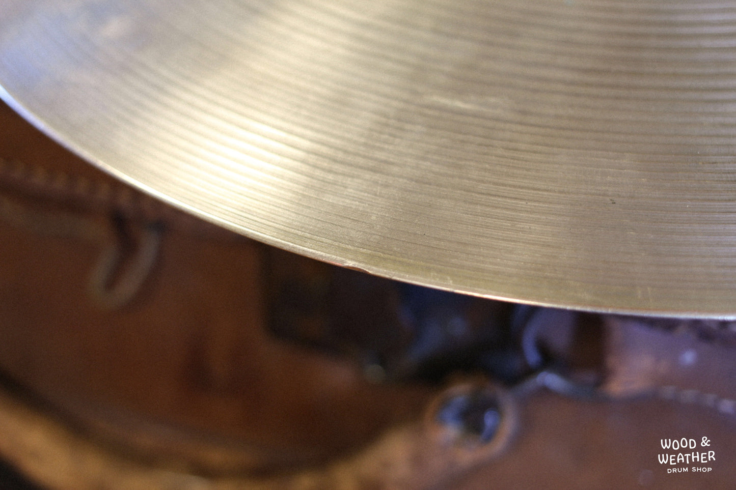 1960s A. Zildjian 15" Single Hi-Hat Cymbal 1650g