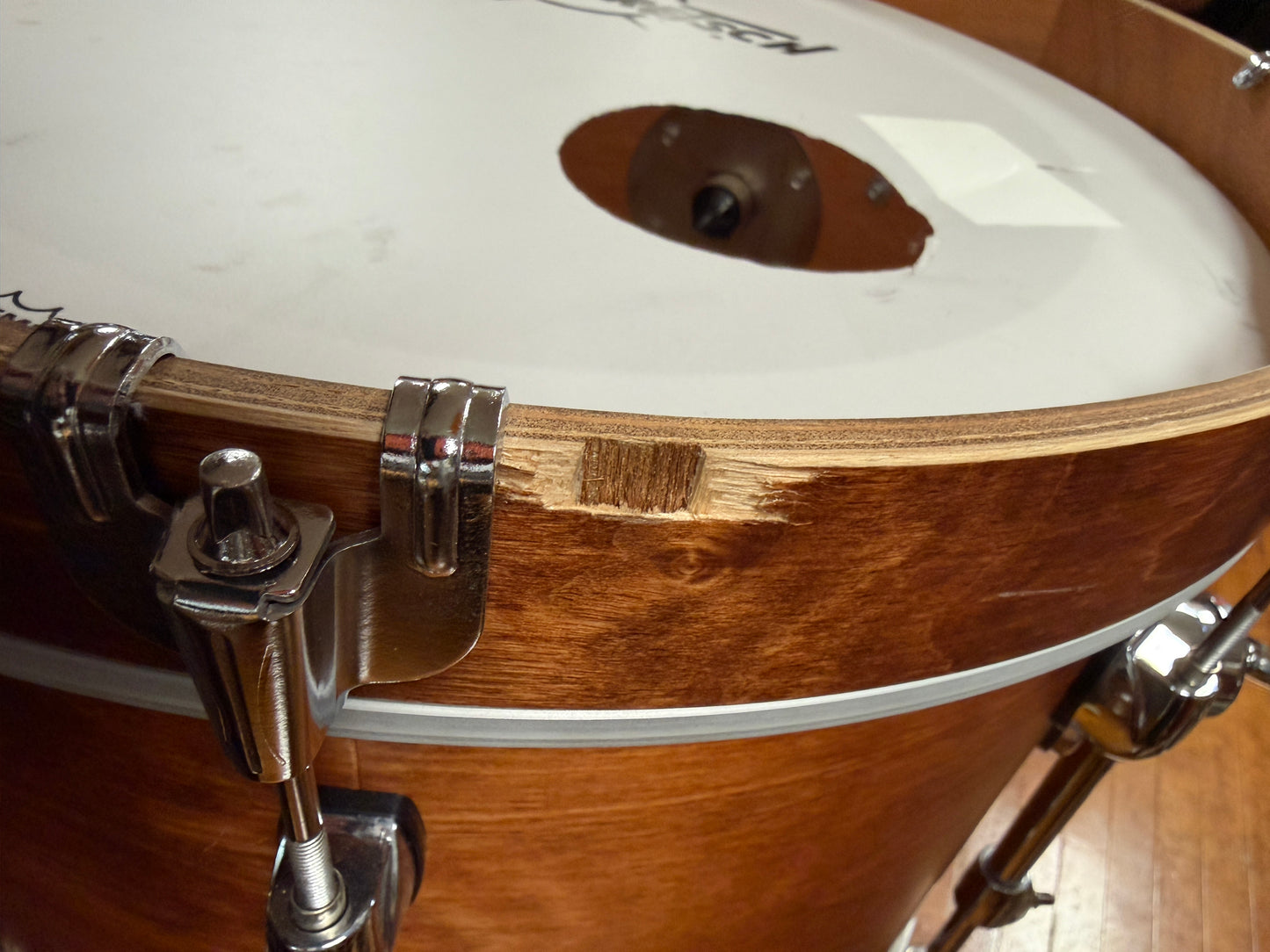 Gretsch Catalina Club Outfit in Satin Walnut Glaze 14x18 8x12 14x14 5x14
