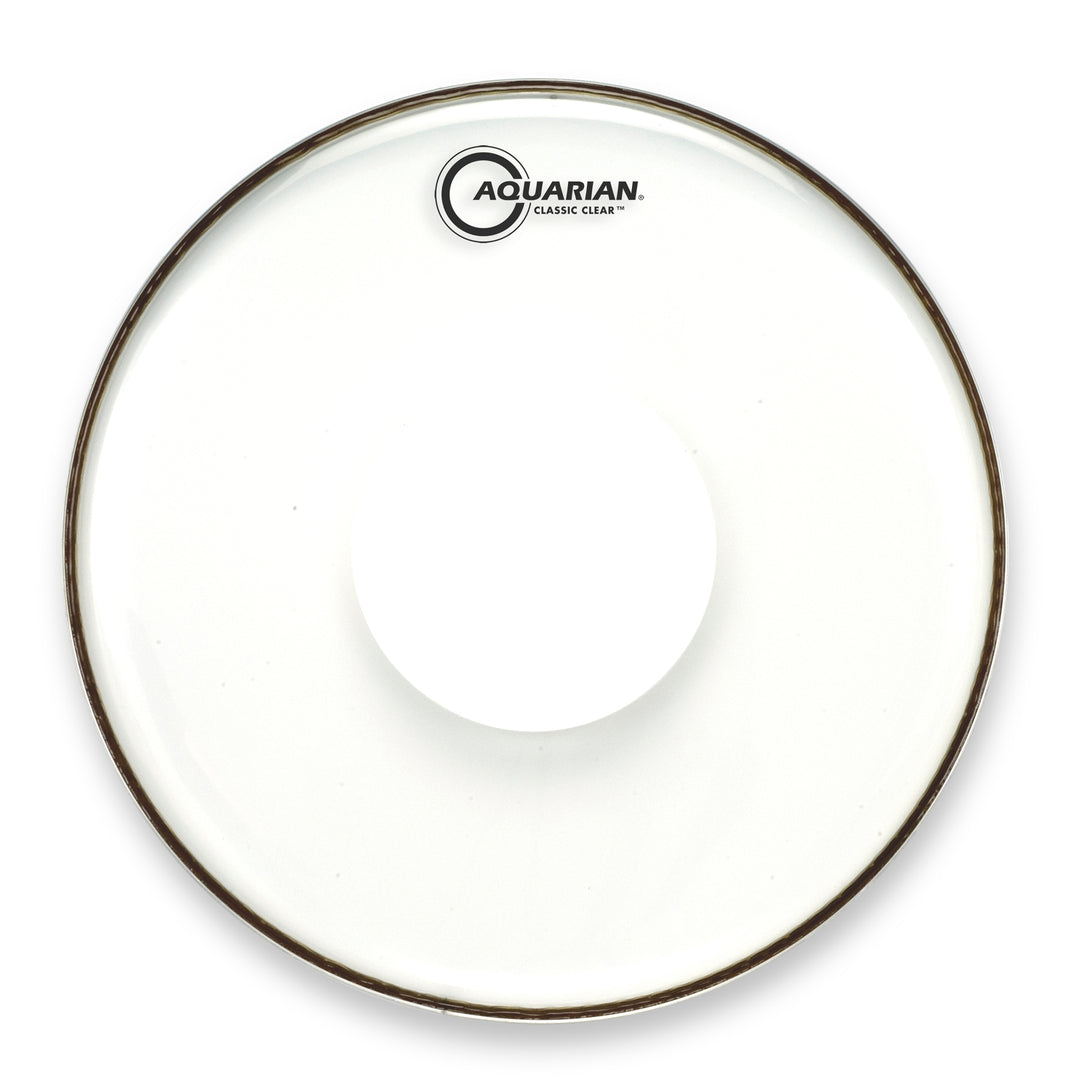 Aquarian Classic Clear with Power Dot Drumhead