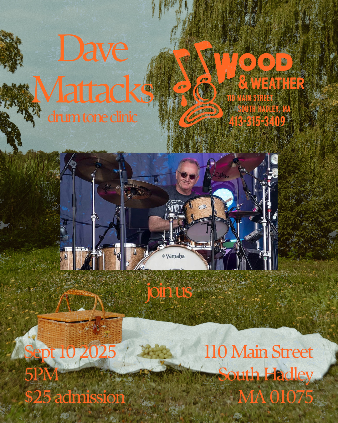 Dave Mattacks Drum Tone Clinic - Sep. 10, 2025