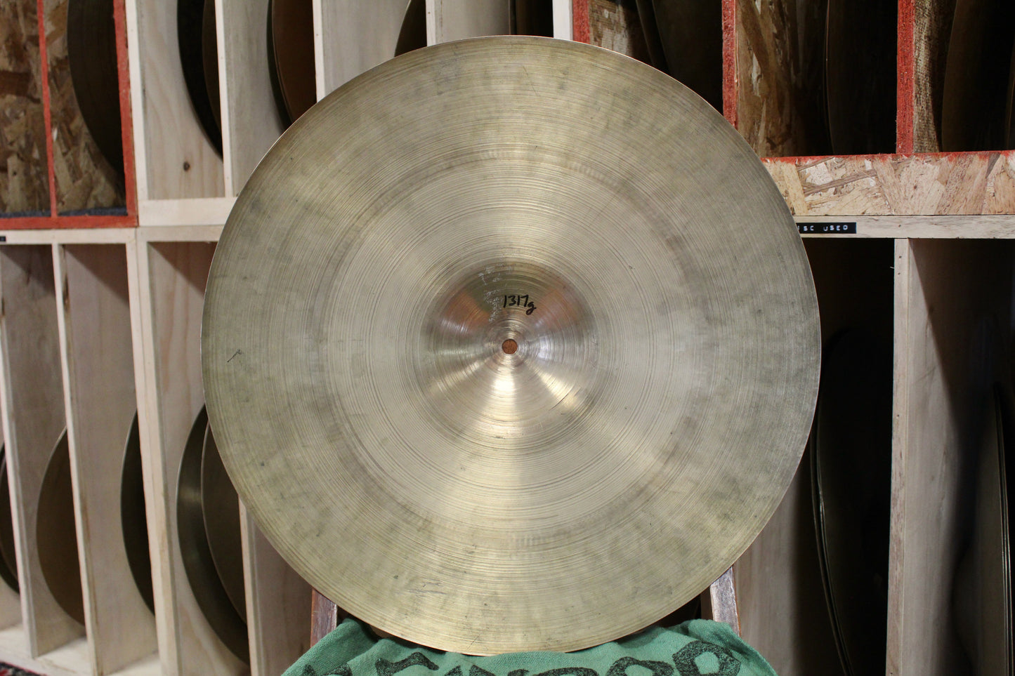 1940-50s A. Zildjian 18" Transition Stamp "Medium Ride" 1317g