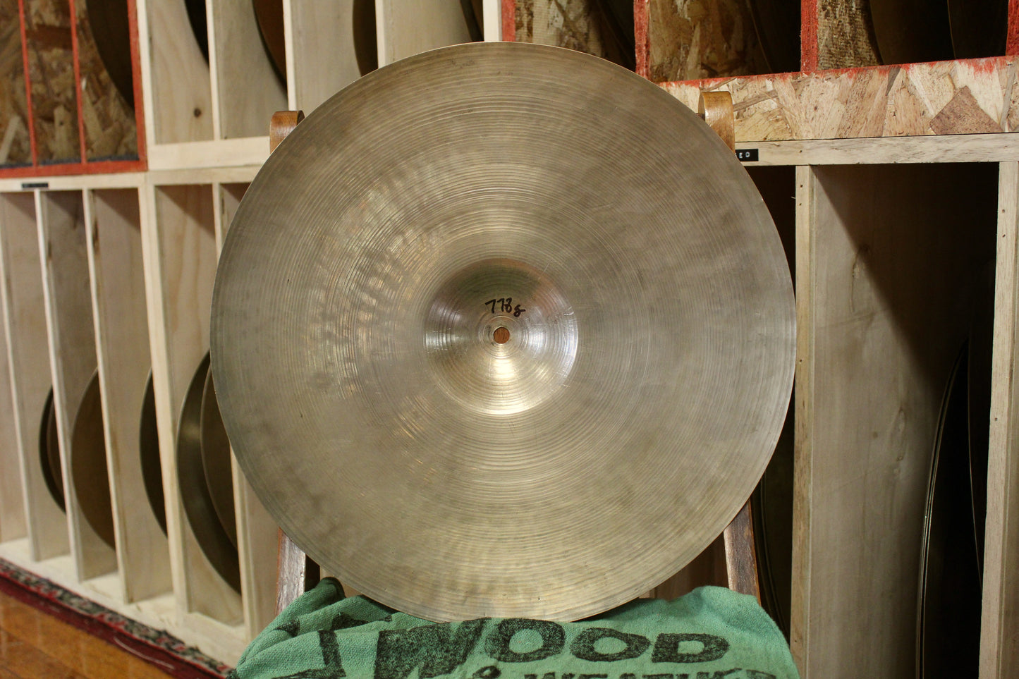 1940-50s A. Zildjian 15" Trans Stamp Crash 778g