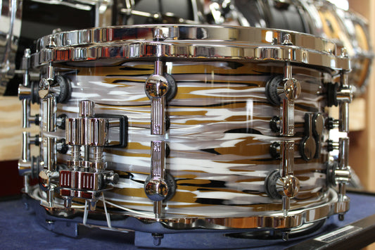 Sonor SQ2 Heavy Maple Shell Snare Drum 7"x14" in Gold Oyster