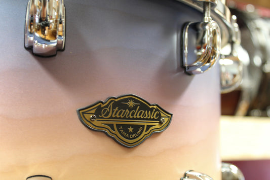 Tama Starclassic 8x14 Walnut/Birch Snare Drum in Satin Purple Atmosphere Fade