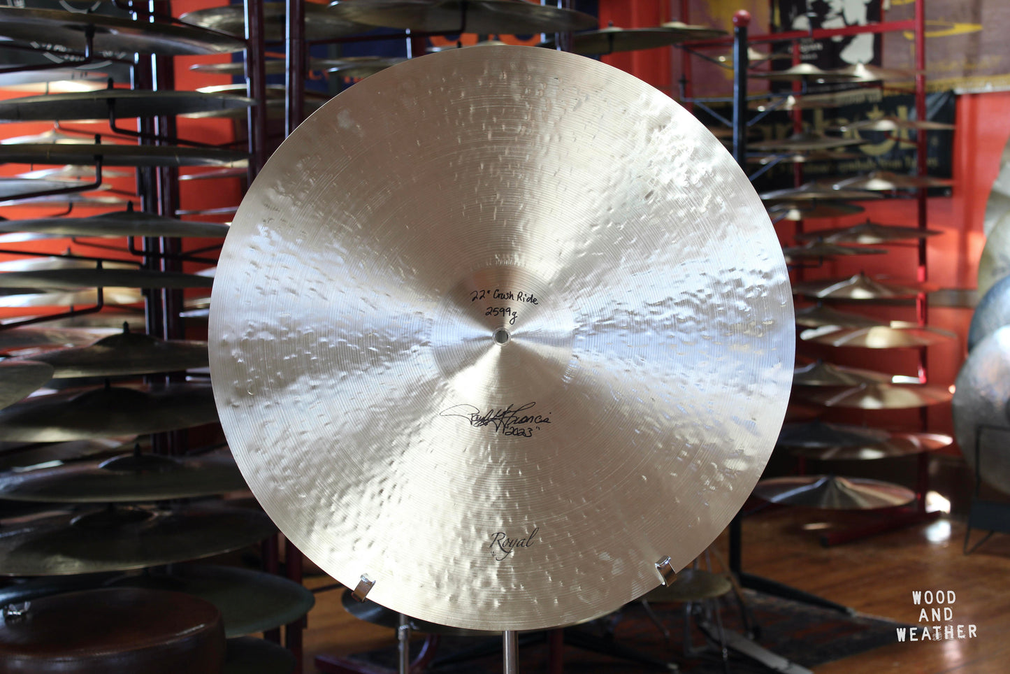 Cymbal Craftsman 22" Crash Ride 2599g