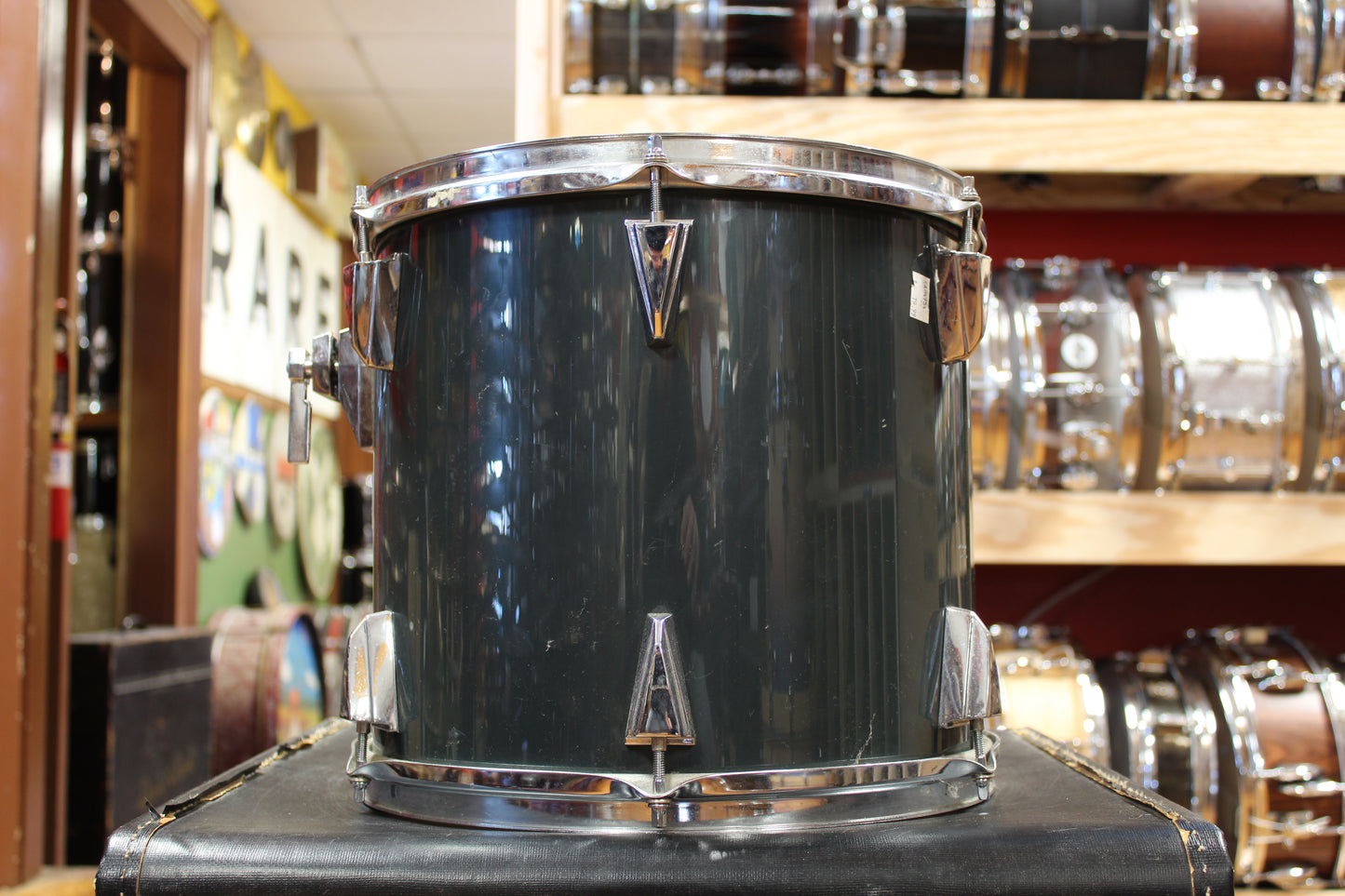 1980s Tama Granstar Outfit in Gun Metallic Grey 16x22 12x13 16x16 16x18