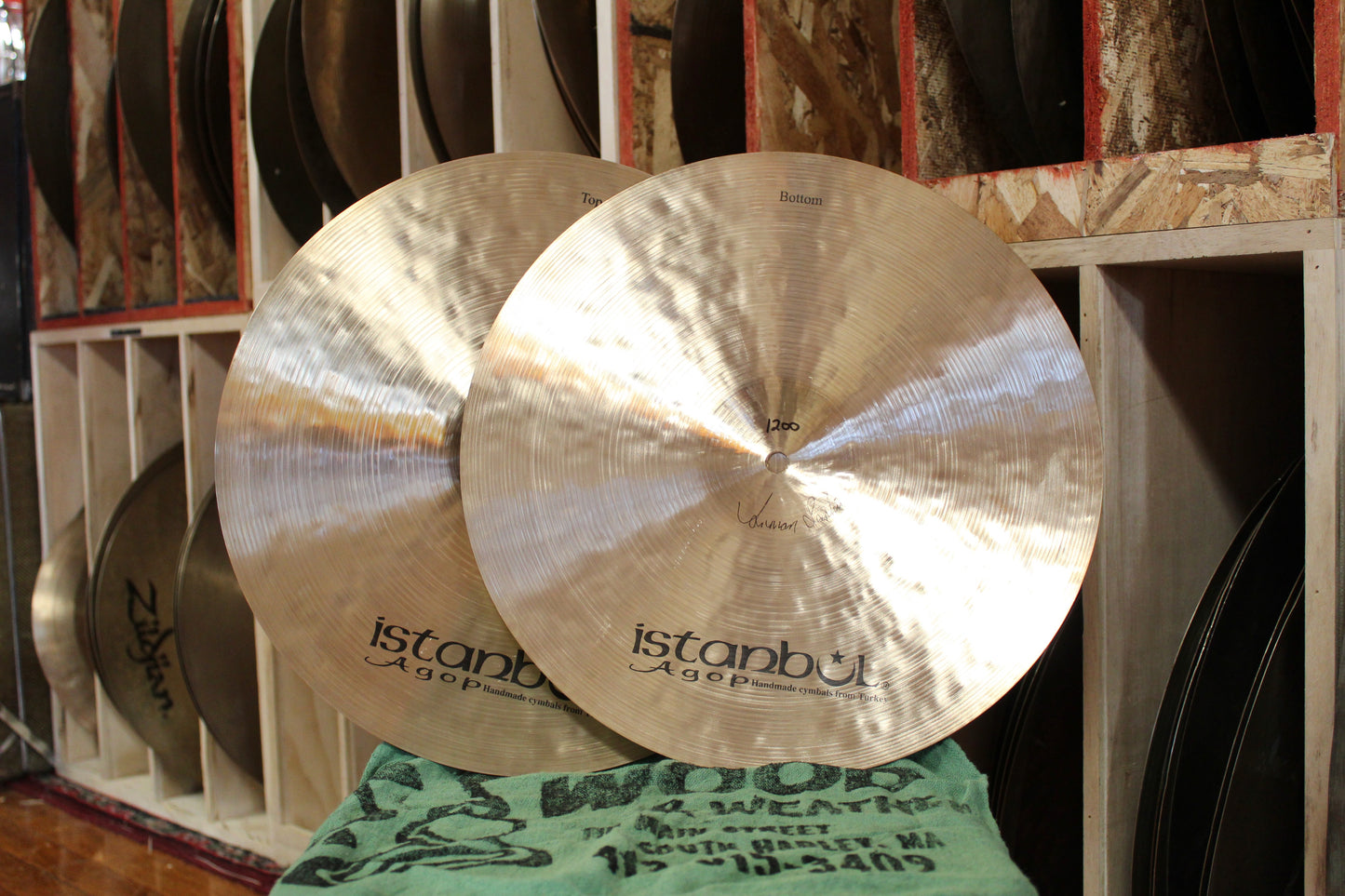 Istanbul Agop 15" Traditional Jazz Hi-Hats 985/1200g - Used