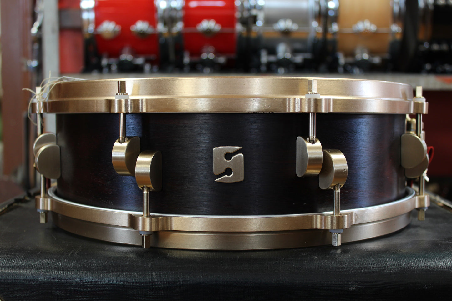 Sonique Drums 4.5x14 Studio Series Snare Drum in E. Indian Rosewood
