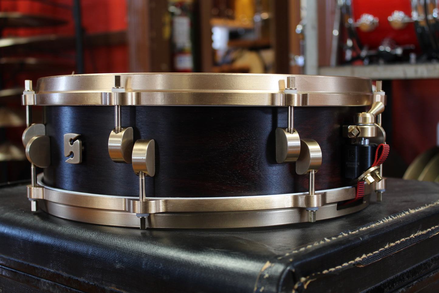 Sonique Drums 4.5x14 Studio Series Snare Drum in E. Indian Rosewood