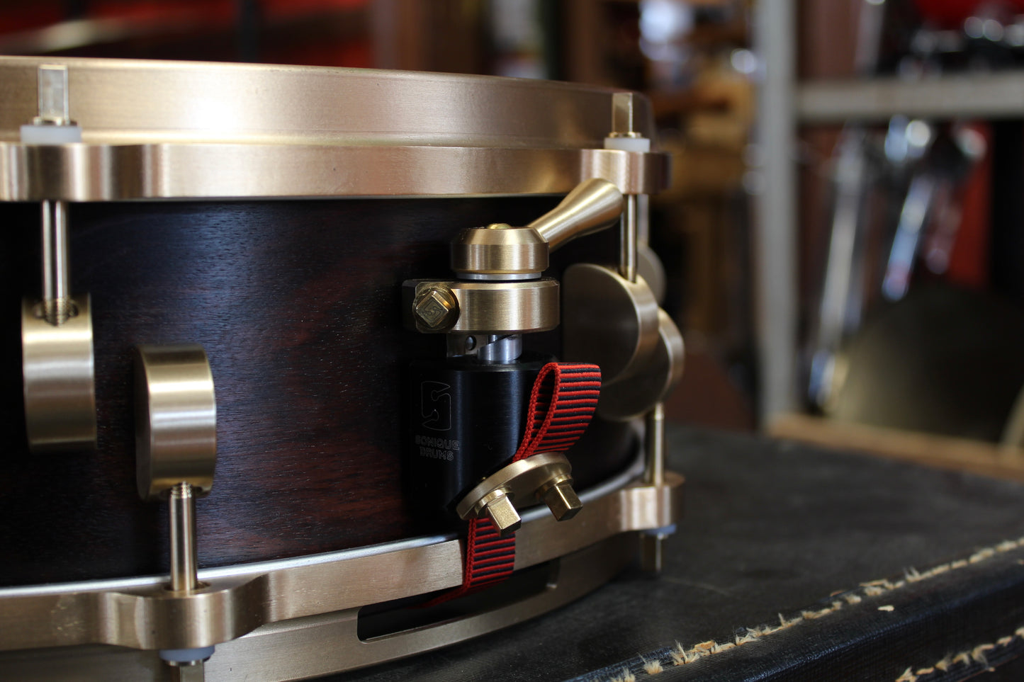 Sonique Drums 4.5x14 Studio Series Snare Drum in E. Indian Rosewood
