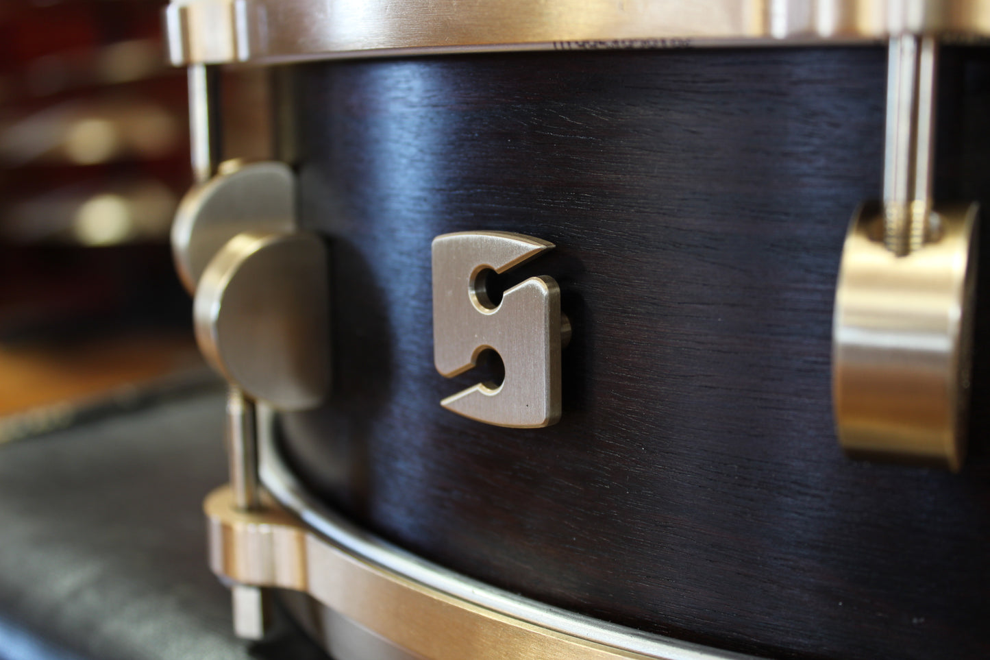 Sonique Drums 4.5x14 Studio Series Snare Drum in E. Indian Rosewood