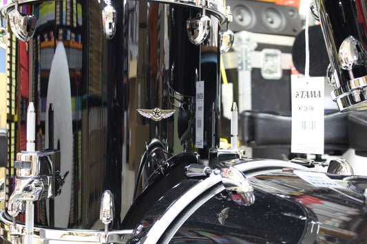 Tama Star Walnut in Piano Black 14x18 14x14 8x12