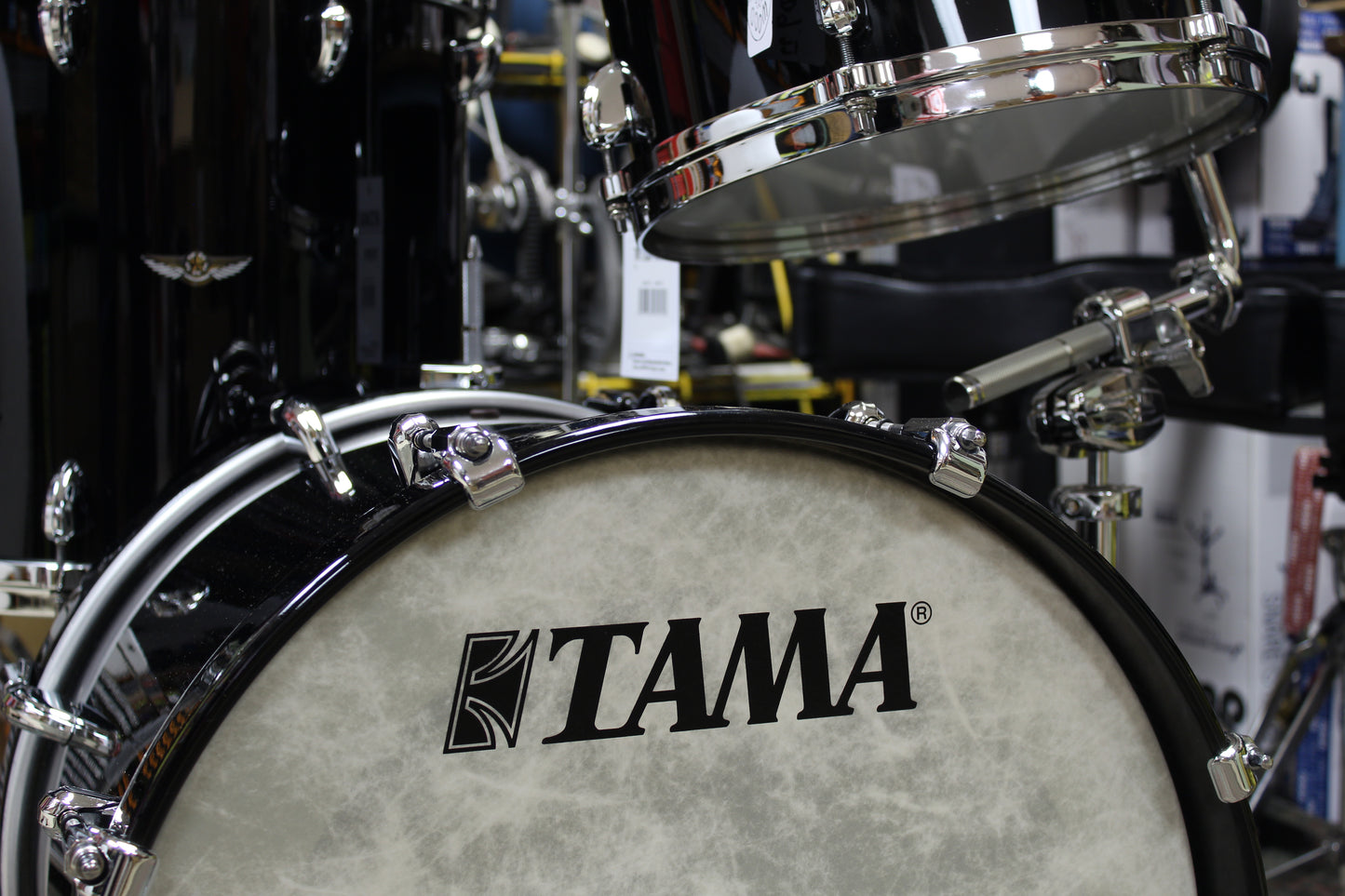 Tama STAR Walnut in Piano Black 14x18 14x14 8x12