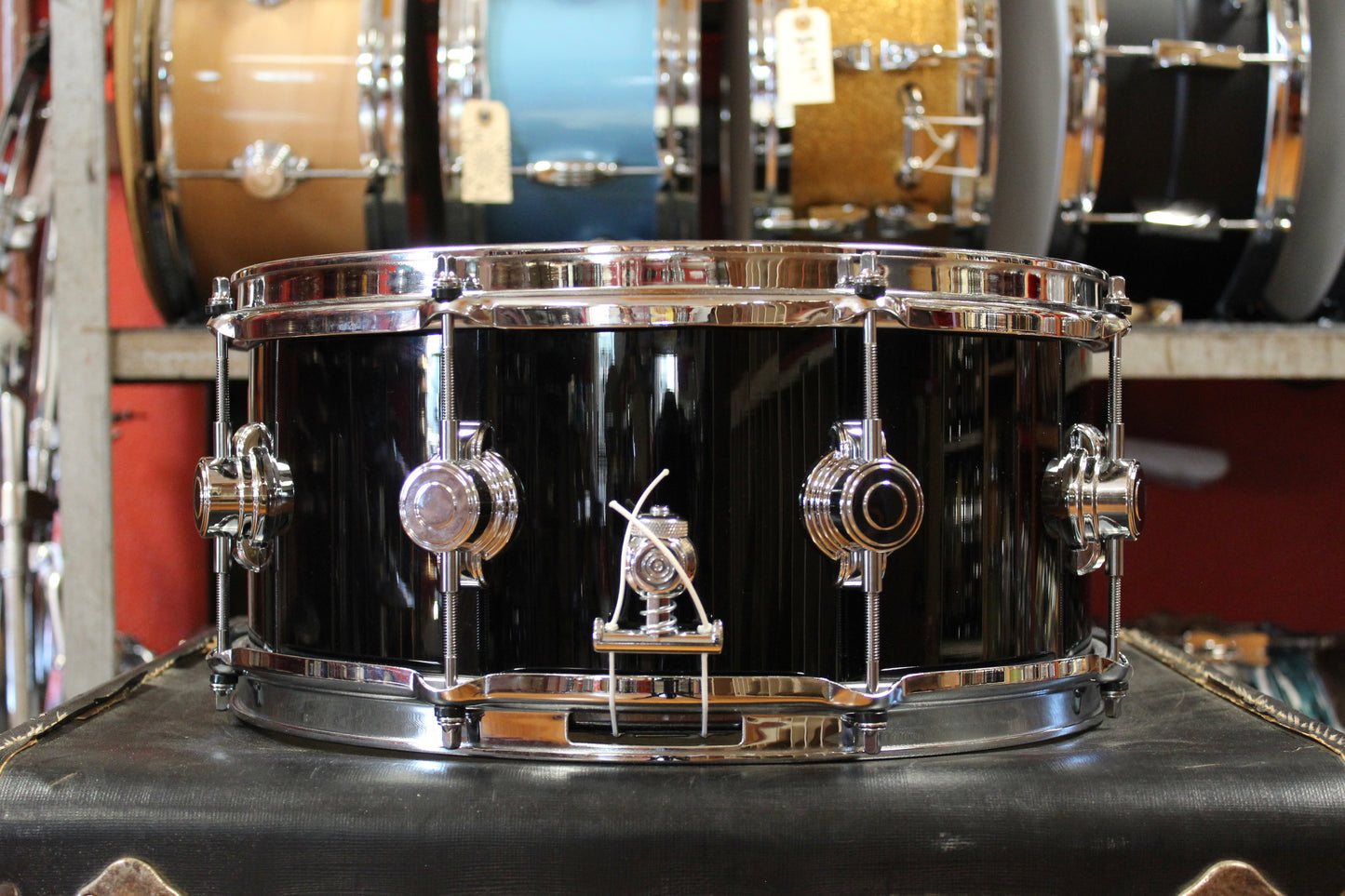 George Way 6x14 Aristocrat Snare Drum in Black Lacquer