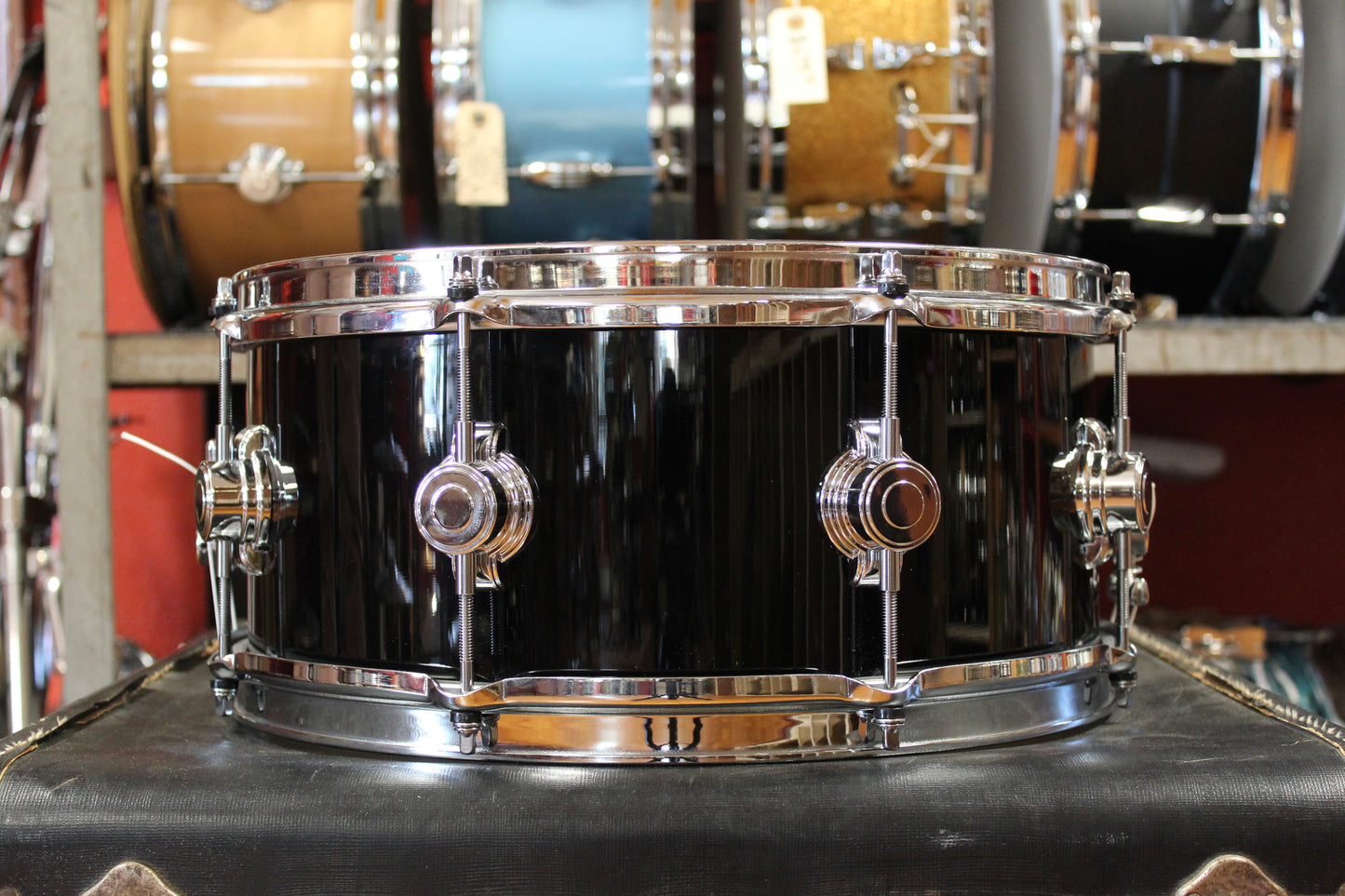 George Way 6x14 Aristocrat Snare Drum in Black Lacquer