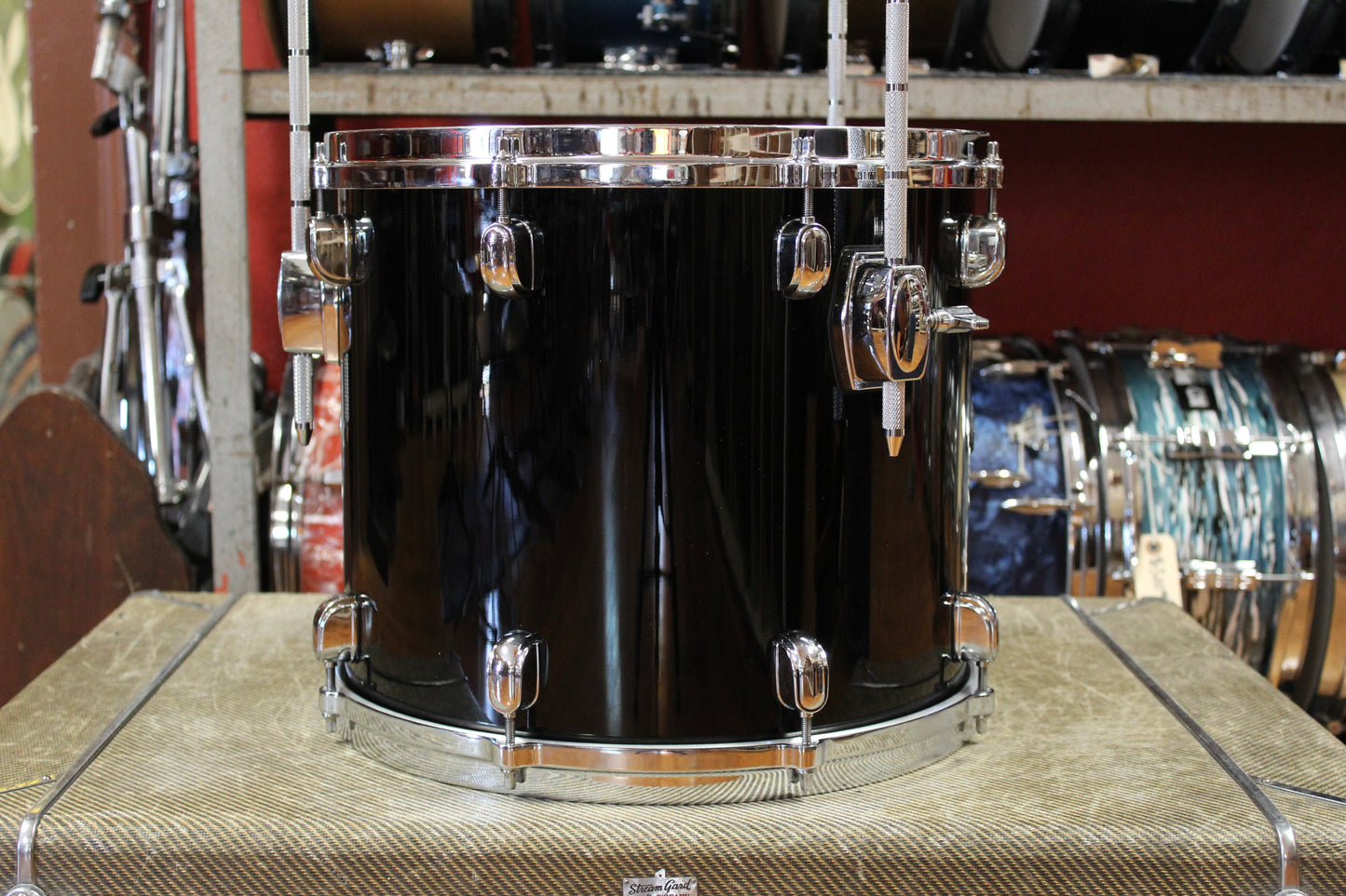 Tama 12x14 Starclassic Performer Floor Tom in Piano Black