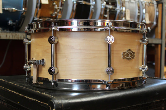 George Way 6.5x14 Advance Model Solid Shell Snare Drum in Natural Maple