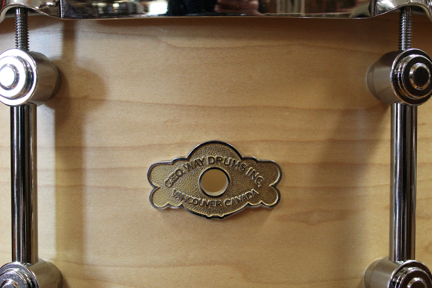 George Way 6.5x14 Advance Model Solid Shell Snare Drum in Natural Maple