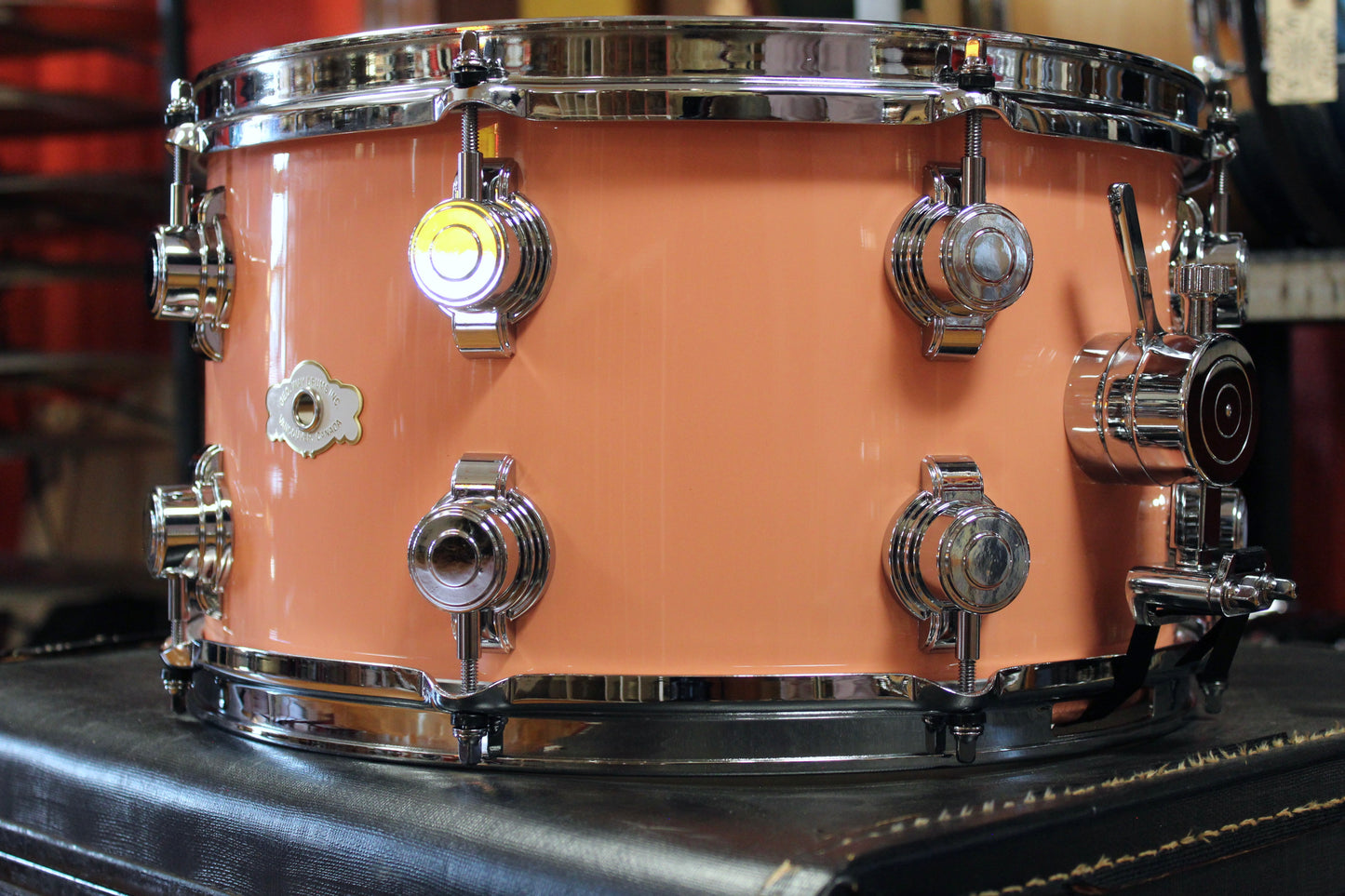 George Way 8x14 Aristocrat Studio Model Snare Drum in 6 Point Pink