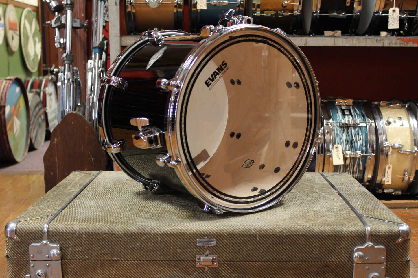 Tama 12x14 Starclassic Performer Floor Tom in Piano Black
