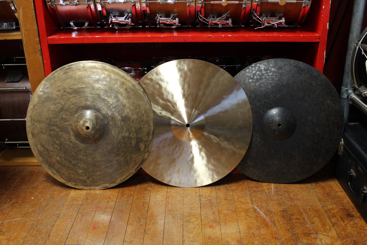 Wood & Weather "First Class" Shop Cymbals - Hi Hat, Crash, Ride 14" 15" 18" 19" 20" 22" 24"