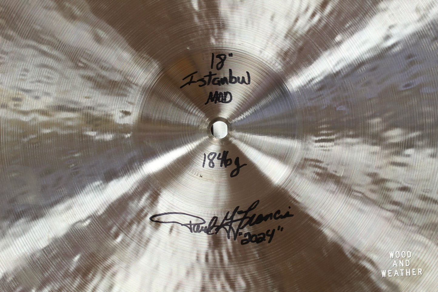 Istanbul 18" Pre-Split Custom Dry Ride 1846g – Cymbal Craftsman Modified