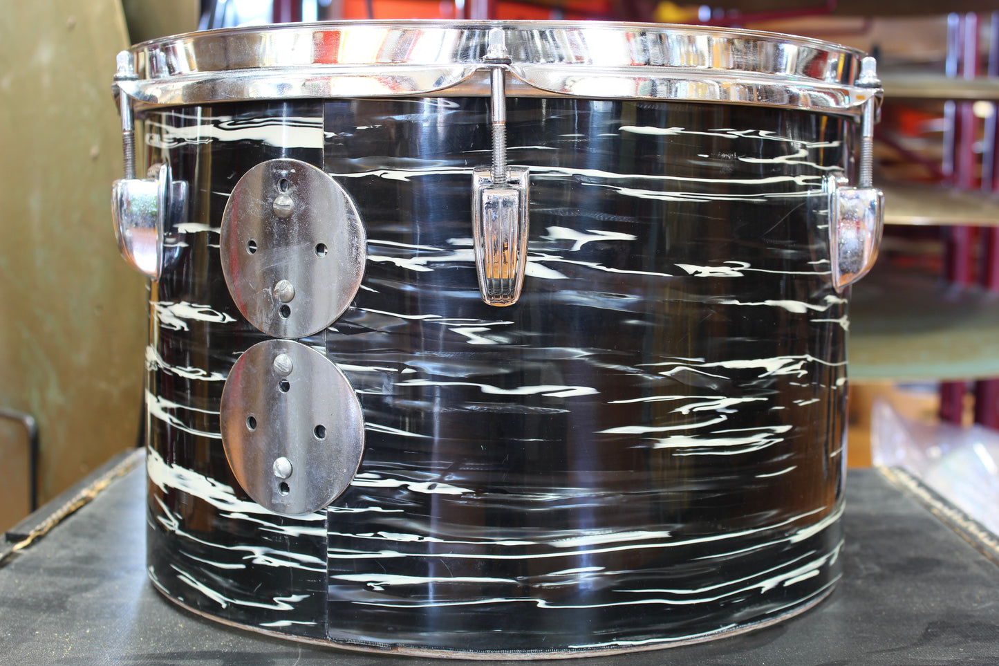 1970's Ludwig 9"x13" Concert Tom in Black Oyster Pearl