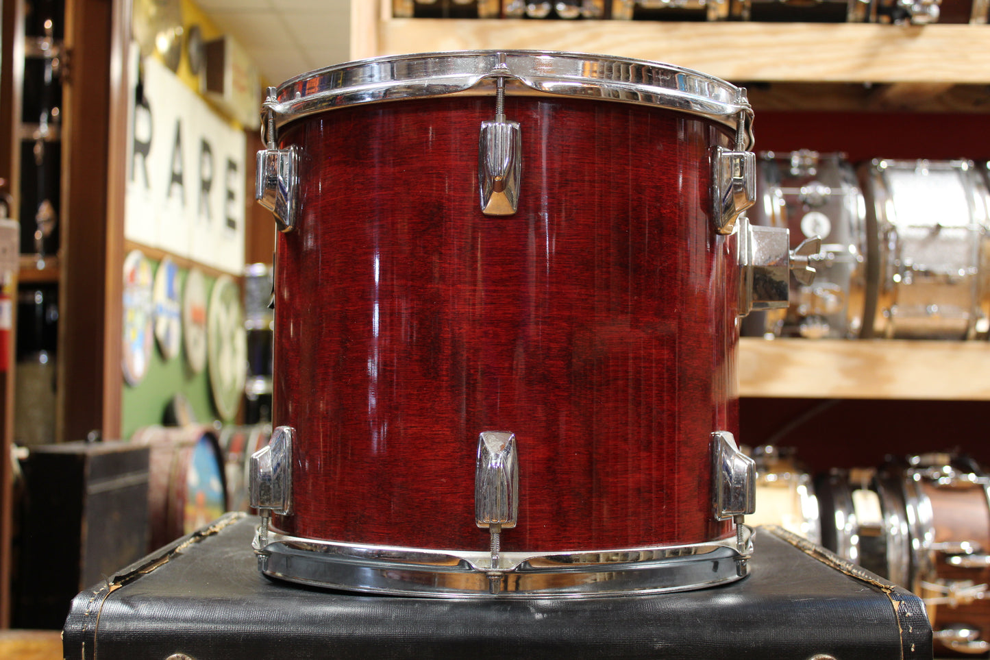1980s Tama Superstar Outfit in Cherry Wine 16x22 11x12 12x13 16x16