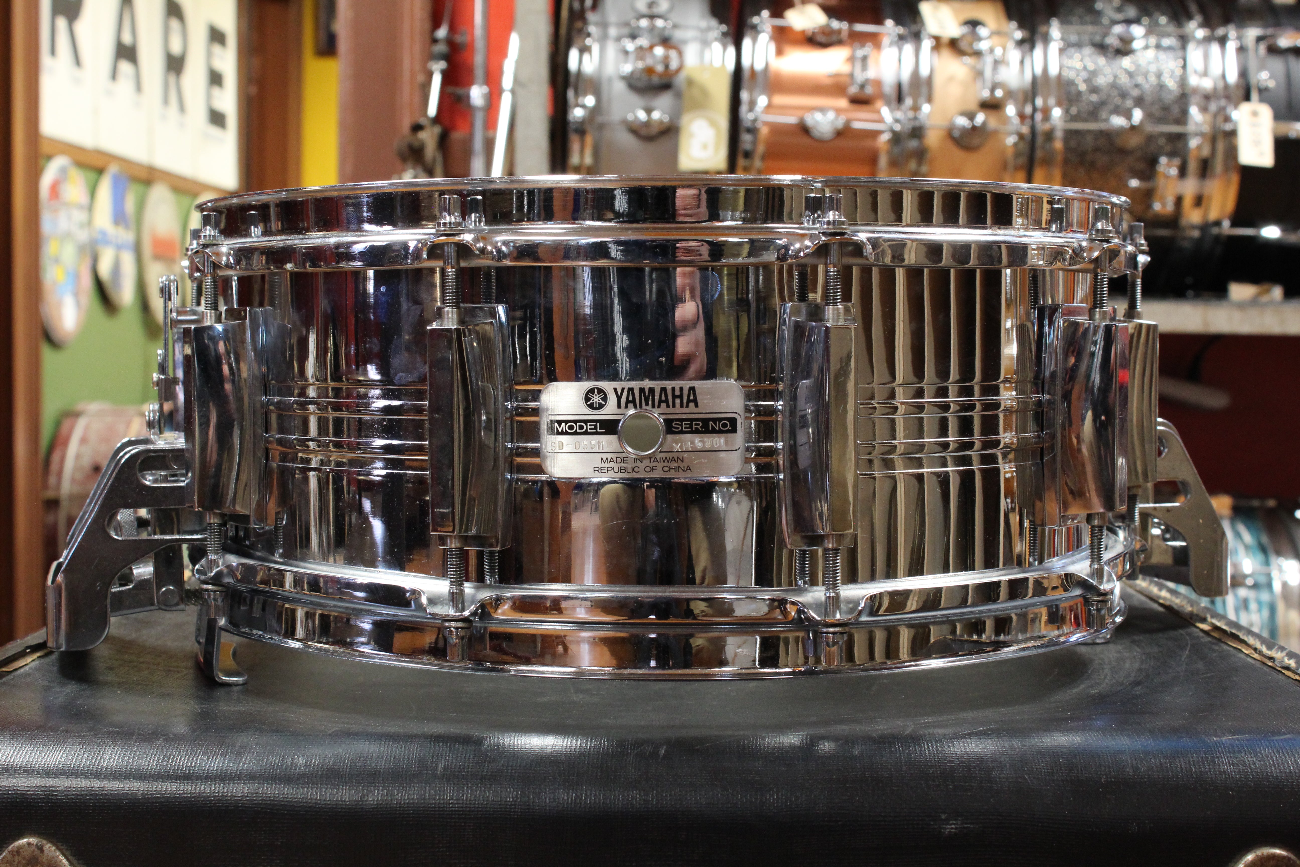 レストアベース　YAMAHA　YD125 1970s Yamaha 5.5x14 SD-055MD Steel Snare Drum – Wood & Weather