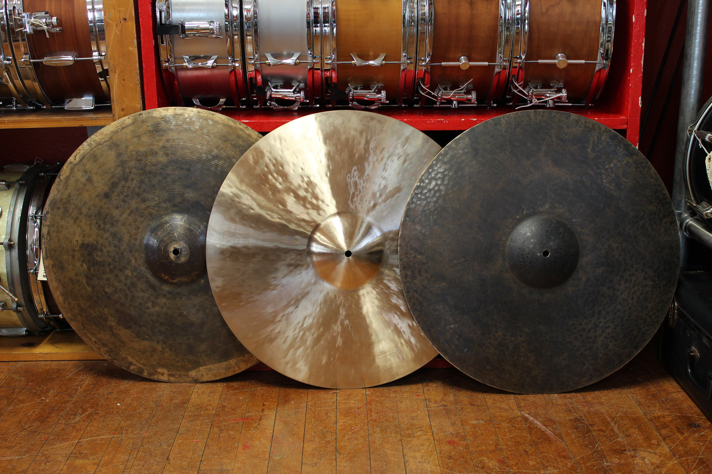 Wood & Weather "First Class" Shop Cymbals - Hi Hat, Crash, Ride 14" 15" 18" 19" 20" 22" 24"