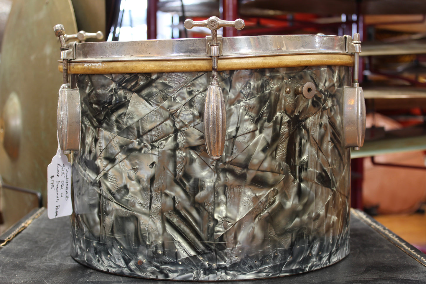 1930's Slingerland 9"x13" Tom in Black Diamond Pearl