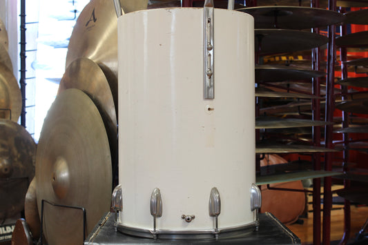 1960's Slingerland 21"x14" Cocktail Drum in White Lacquer