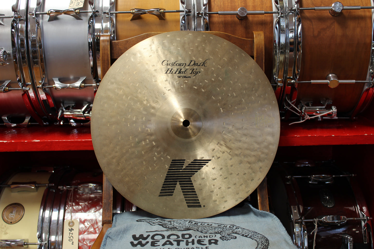 Used Zildjian 14" K Custom Dark Top Hat 1035g