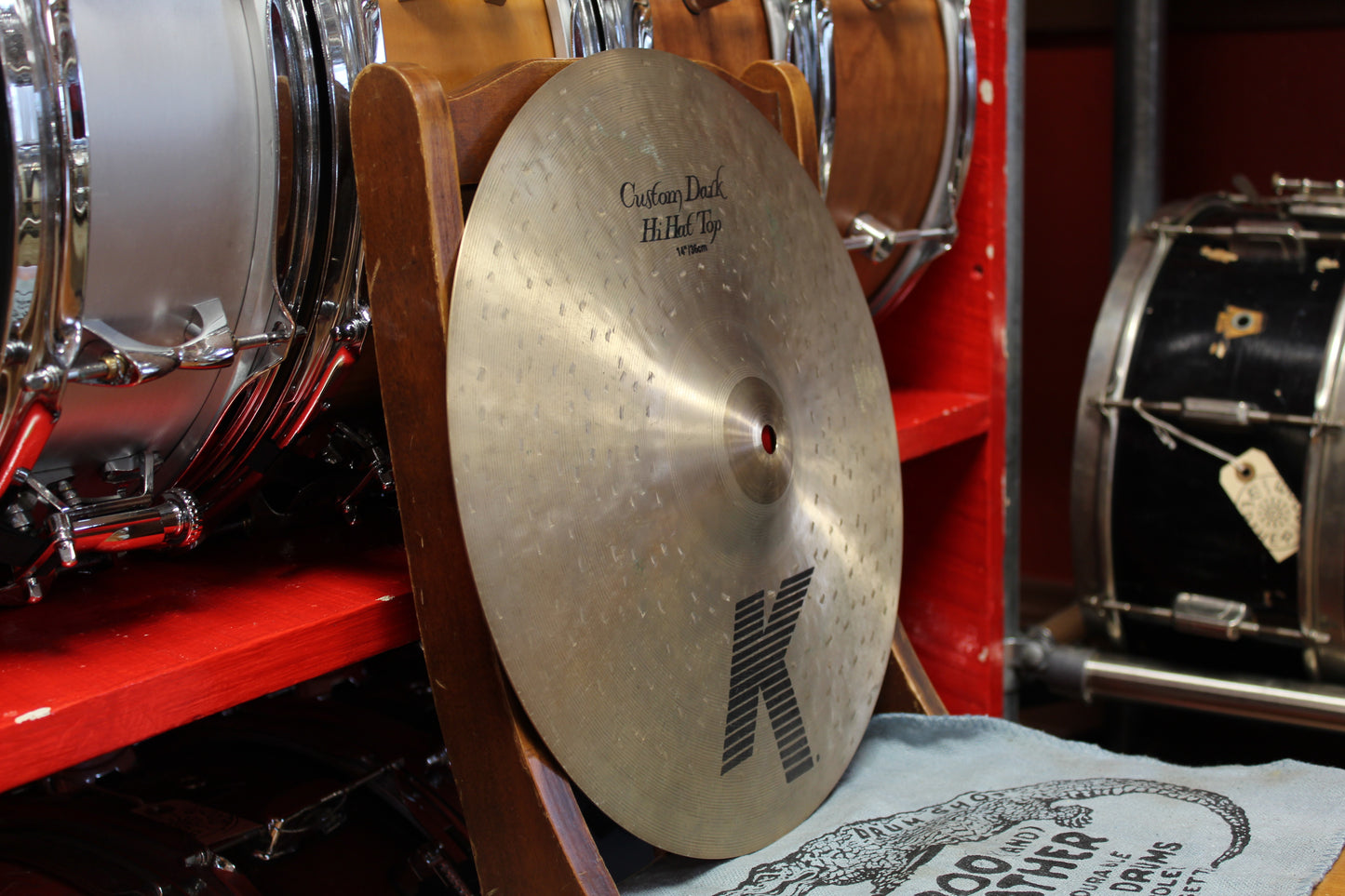 Used Zildjian 14" K Custom Dark Top Hat 1035g