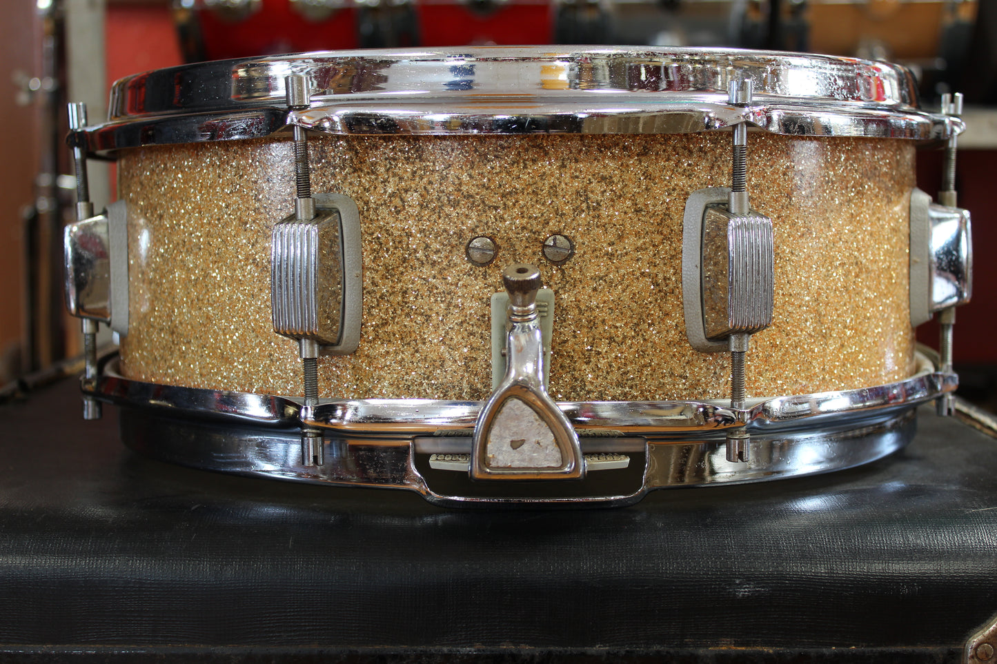 1960s Trixon 5x14 Snare Drum in Champagne Sparkle