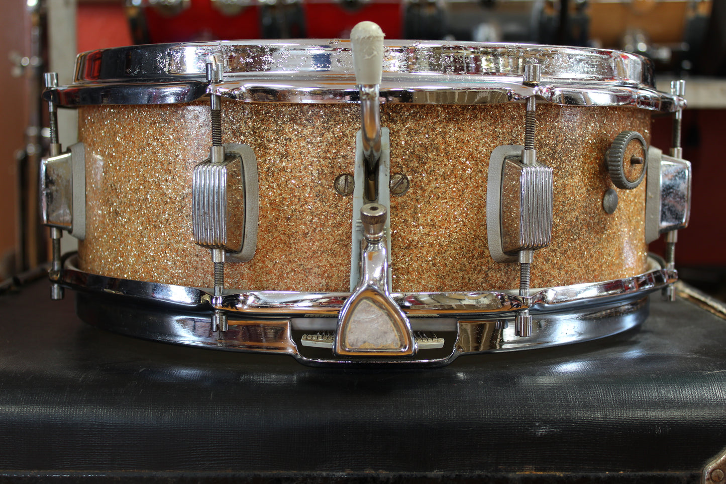 1960s Trixon 5x14 Snare Drum in Champagne Sparkle