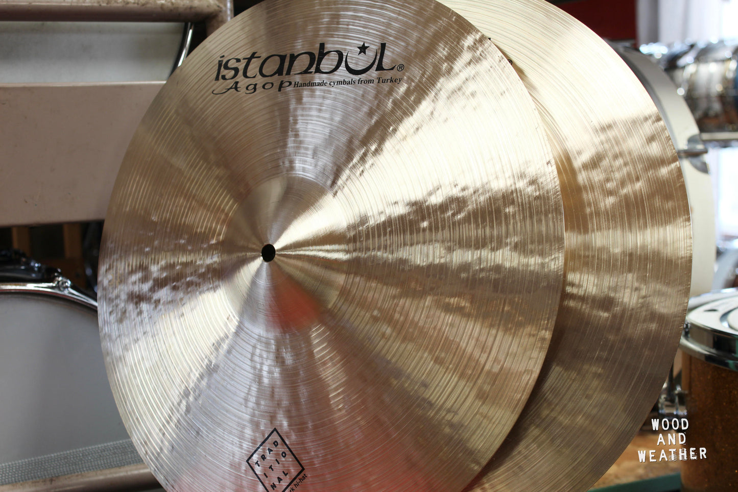 Istanbul Agop 17" Traditional Dark Hi-Hats 1175/1395g