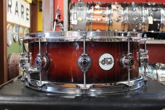 DW 5.5x14 Design Series Snare Drum in Tobacco Fade