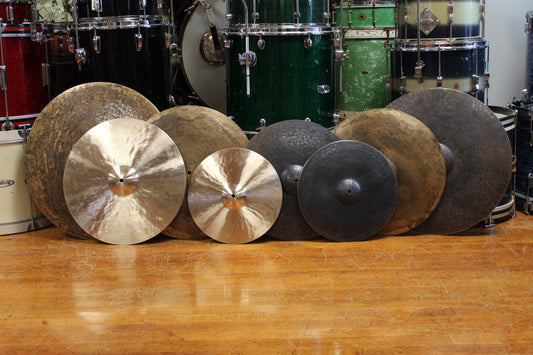 Wood & Weather "First Class" Shop Cymbals - Hi Hat, Crash, Ride 14" 15" 18" 19" 20" 22" 24"