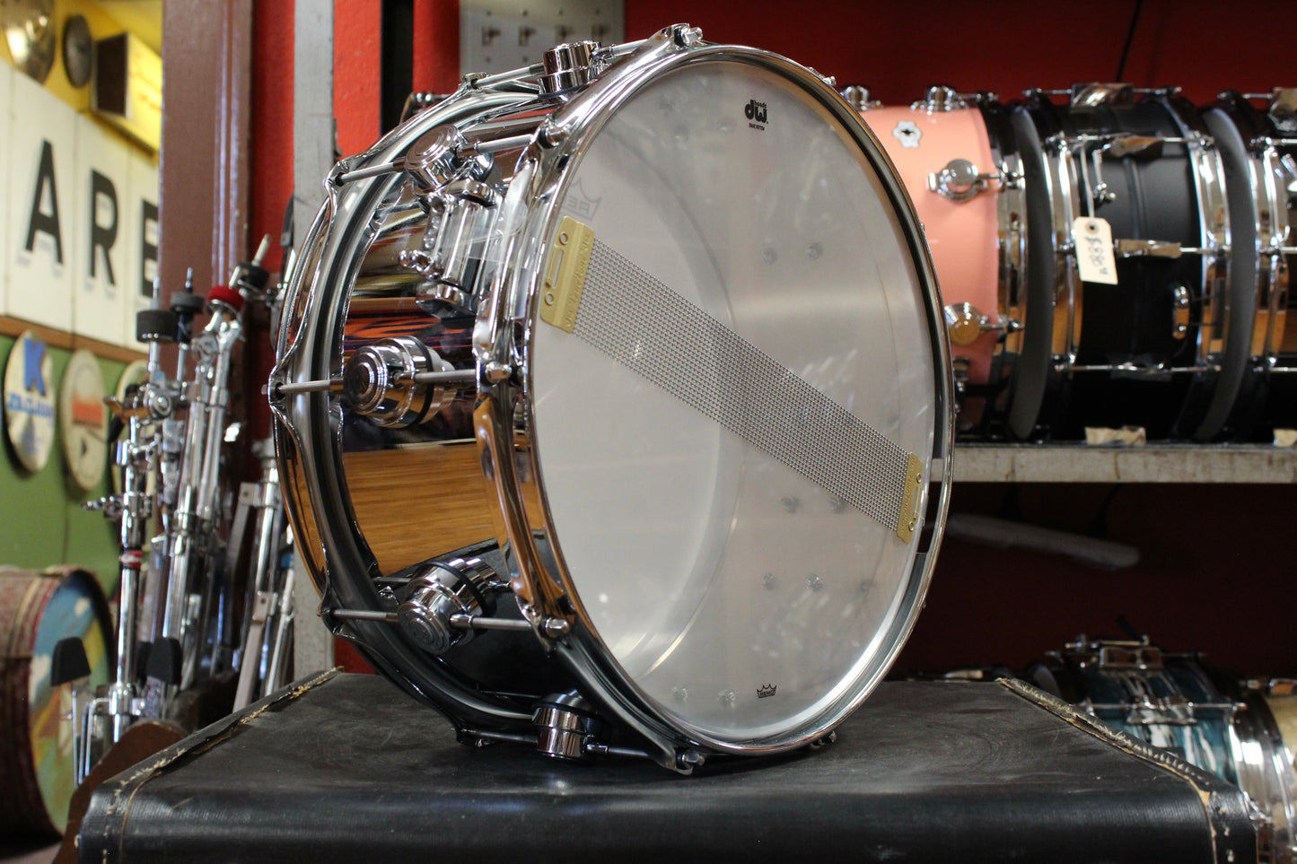 DW 6.5x14 Collectors Series Steel Snare Drum