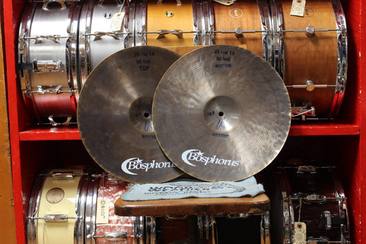 Used Bosphorus 14" 20th Anniversary Hi-Hats 919/1108g
