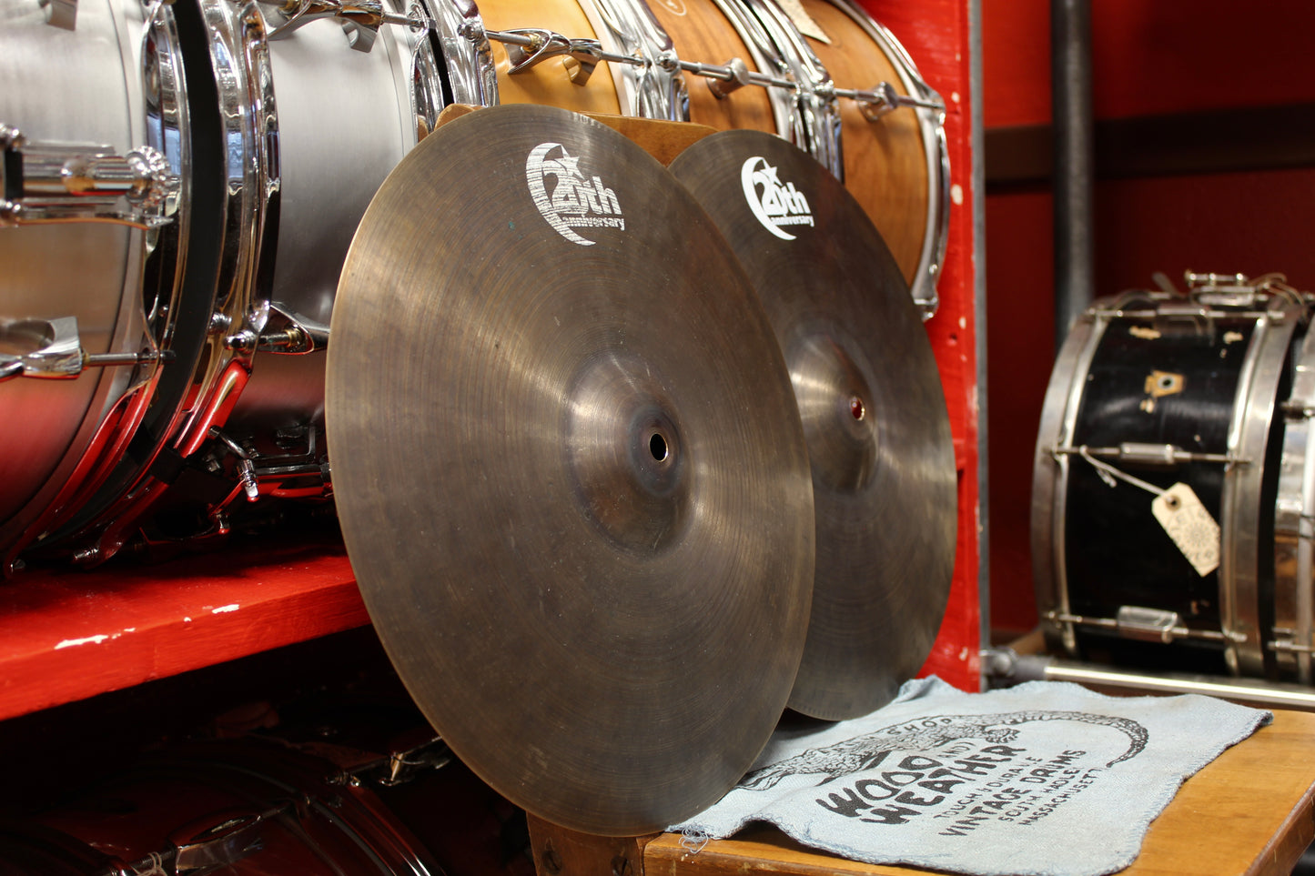 Used Bosphorus 14" 20th Anniversary Hi-Hats 919/1108g