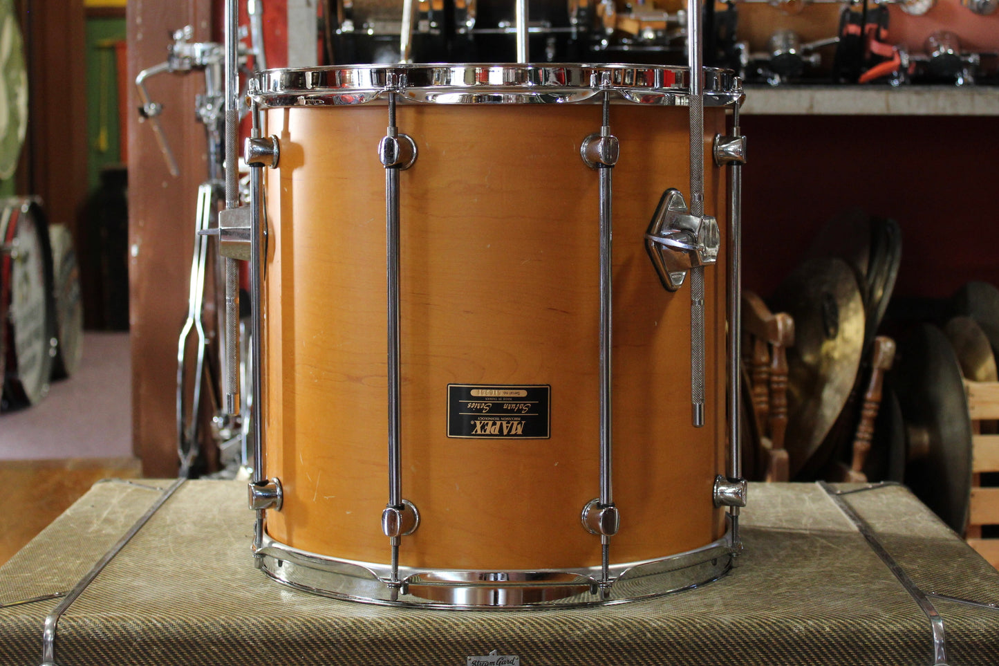 Mapex Saturn Tom Toms in Natural Maple 8x12 14x14