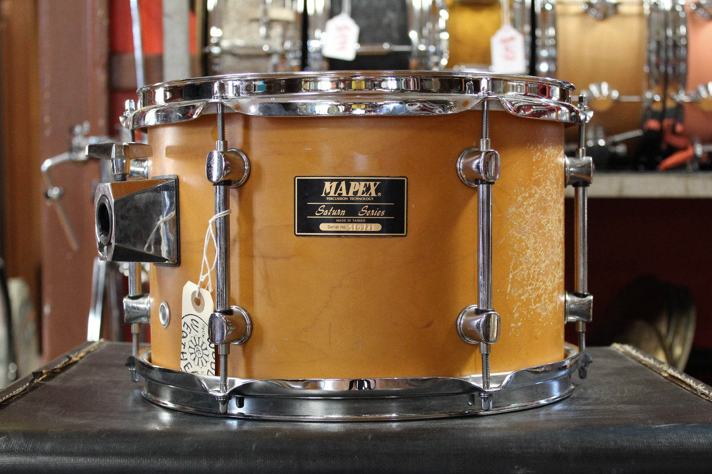 Mapex Saturn Tom Toms in Natural Maple 8x12 14x14