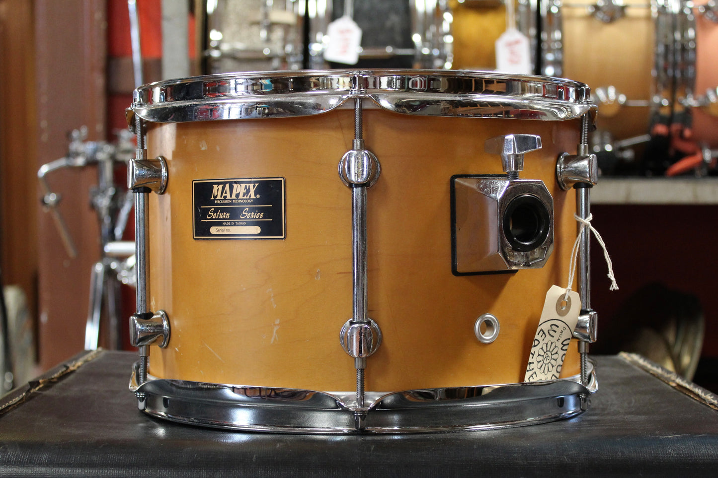 Mapex Saturn Tom Toms in Natural Maple 8x12 14x14